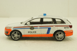 Audi Q7, police, Deagostini 1:43