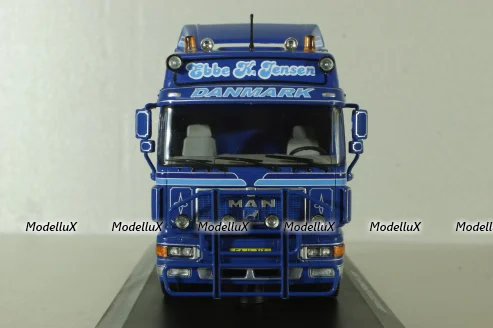 Man F2000 1 series 1995, blue, Truck Tuning Collection #12, Hachette 1:43