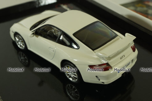 Porsche 911 GT3 (997.1) 2006, white, 25th Anniversary, 400065402, Minichamps 1:43