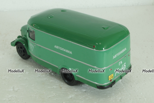 Паз-659 4х2 Автолавка 1954, зеленый, V4-14, Vector Models 1:43