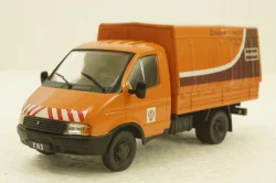 ГАЗ-3302 борт с тентом "ГАЗель" Автомобиль на службе №42, 1:43