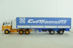 Volvo F89 с полуприцепом Fruehauf Savoyarde Совтрансавто , SSM1557, SSM 1:43