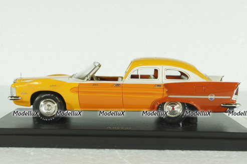 Anycar Semiconvertible USA 1971 with book of the year, 99122, AutoCult 1:43