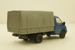 Газ-3302 Газель, синий/серый, Автолегенды СССР и Соцстран №181 1:43