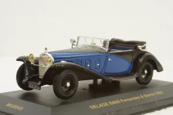 Delage D8SS Femandez Darrin 1932 blue/black, MUS046, IXO Museum 1:43