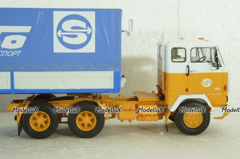 Volvo F89 с полуприцепом Fruehauf Savoyarde Совтрансавто , SSM1557, SSM 1:43