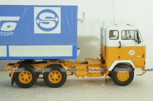 Volvo F89 с полуприцепом Fruehauf Savoyarde Совтрансавто , SSM1557, SSM 1:43