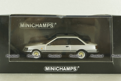 Toyota Corolla GT 1984 Silver, 437166321, Minichamps 1:43
