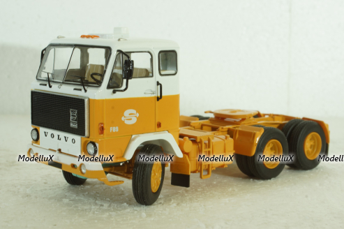 Volvo F89 с полуприцепом Fruehauf Savoyarde Совтрансавто , SSM1557, SSM 1:43