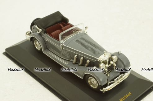 Mercedes SS 1933 grey, MUS044, IXO Museum 1:43