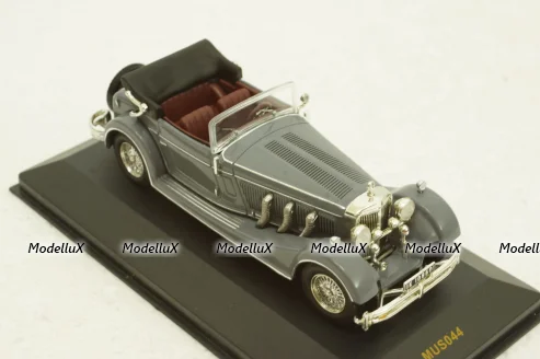 Mercedes SS 1933 grey, MUS044, IXO Museum 1:43