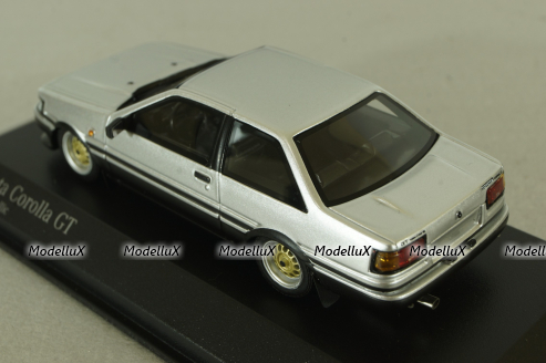 Toyota Corolla GT 1984 Silver, 437166321, Minichamps 1:43