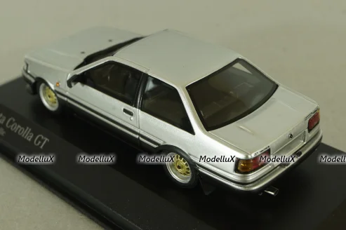 Toyota Corolla GT 1984 Silver, 437166321, Minichamps 1:43