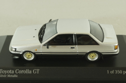 Toyota Corolla GT 1984 Silver, 437166321, Minichamps 1:43