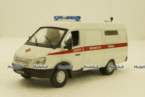 Газ-32214 Газель, скорая помощь, Автомобиль на службе №11, 1:43 