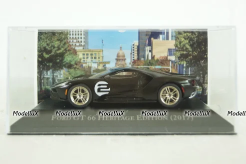 Ford GT 66 Heritage Edition (2017), American Cars №97, 1:43