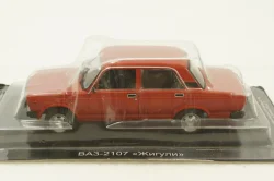 ВАЗ-2107 Жигули, красная, Автолегенды СССР, 1:43