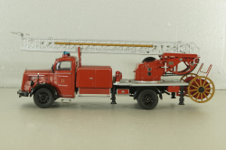 Mercedes L 6600  fire ladder 1951, blue,  03091, Schuco 1:43