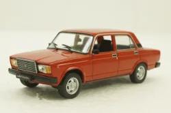 ВАЗ-2107 Жигули, красная, Автолегенды СССР, 1:43