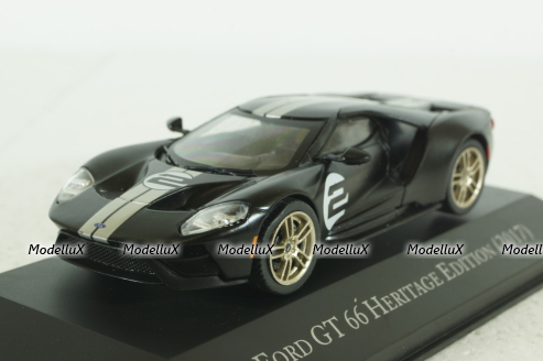 Ford GT 66 Heritage Edition (2017), American Cars №97, 1:43