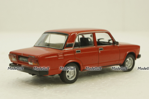 ВАЗ-2107 Жигули, красная, Автолегенды СССР, 1:43