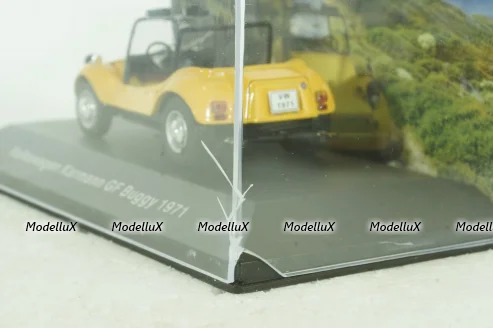 Volkswagen Karmann GF Buggy 1971, yellow, Volkswagen (Altaya) 1:43