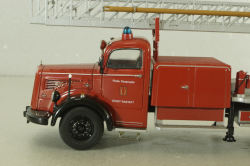 Mercedes L 6600  fire ladder 1951, blue,  03091, Schuco 1:43