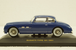 Bugatti Type 101 1951 blue, MUS047, IXO Museum 1:43