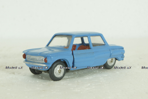 Заз-966, голубой, з-д Прогресс, Москва, 1:43