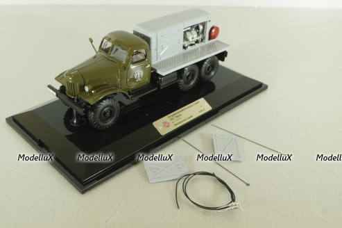 Зил-157 ПКС, передвижная компрессорная станция, 1982 г., зеленый/серый, 115707, DiP Models 1:43