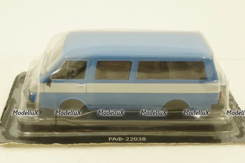 Раф-22038, синий/белый, Автолегенды СССР, 1:43