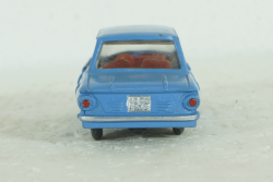 Заз-966, голубой, з-д Прогресс, Москва, 1:43