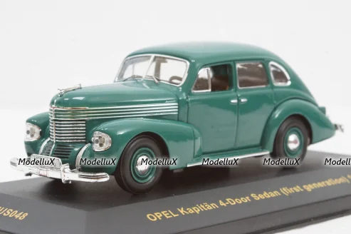Opel Kapitan 4-door sedan (first generation) green, MUS048, IXO Museum 1:43