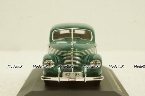 Opel Kapitan 4-door sedan (first generation) green, MUS048, IXO Museum 1:43