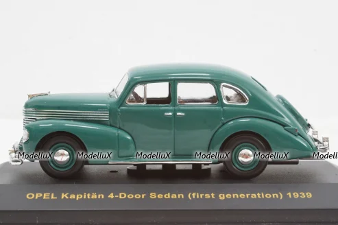 Opel Kapitan 4-door sedan (first generation) green, MUS048, IXO Museum 1:43