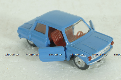 Заз-966, голубой, з-д Прогресс, Москва, 1:43