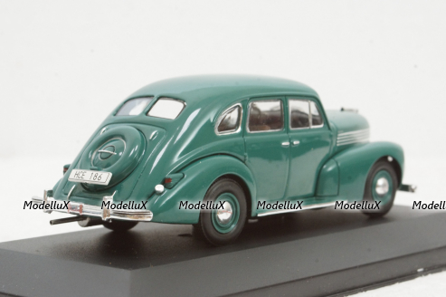 Opel Kapitan 4-door sedan (first generation) green, MUS048, IXO Museum 1:43