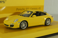 Porsche 911 Carrera 4S (997) 2008 yellow, "LINEA GIALLO No 1" 436066420, Minichamps 1:43