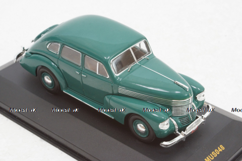 Opel Kapitan 4-door sedan (first generation) green, MUS048, IXO Museum 1:43