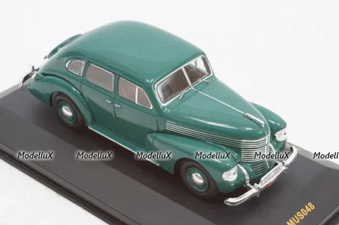 Opel Kapitan 4-door sedan (first generation) green, MUS048, IXO Museum 1:43