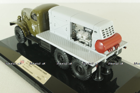 Зил-157 ПКС, передвижная компрессорная станция, 1982 г., зеленый/серый, 115707, DiP Models 1:43