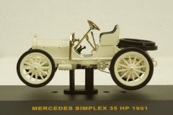 Mercedes Simplex 35HP 1901 white, MUS027, IXO Museum 1:43
