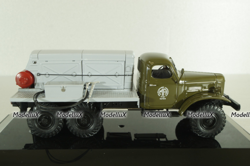 Зил-157 ПКС, передвижная компрессорная станция, 1982 г., зеленый/серый, 115707, DiP Models 1:43