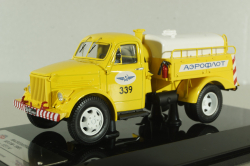 ГАЗ МЗ-51М Аэрофлот маслозаправщик, 1968г.,желтый, 105114, DiP Models 1:43