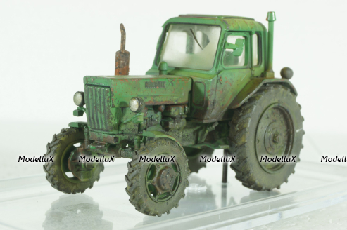 МТЗ-82 Трактор 1974, зеленый, Modellux 1:43