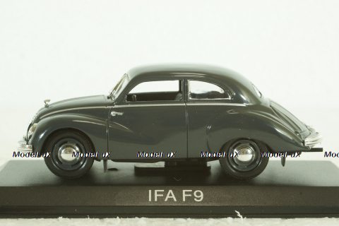 IFA F9, grey, LEGENDARNI AUTOMOBILY MINULE ERY 1:43