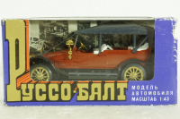 Руссо-Балт С24-40, ноябрь 1990г., красный, Тантал/Радон 1:43