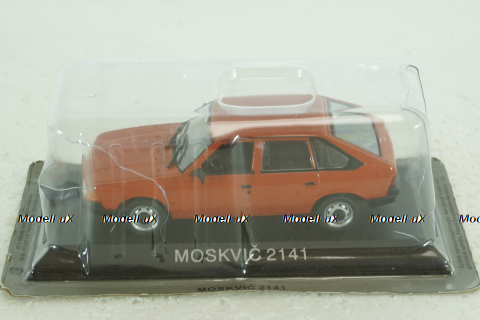 Москвич-2141, красный, LEGENDARNI AUTOMOBILY MINULE ERY 1:43