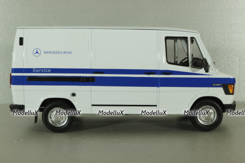 Mercedes 208D Transporter, white, 180302, KK-Scale 1:18