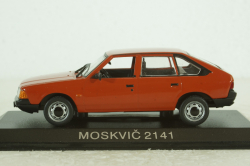 Москвич-2141, красный, LEGENDARNI AUTOMOBILY MINULE ERY 1:43